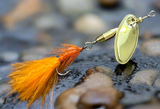 Best trout fishing spinner orange