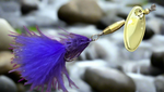 Best trout spinner purple