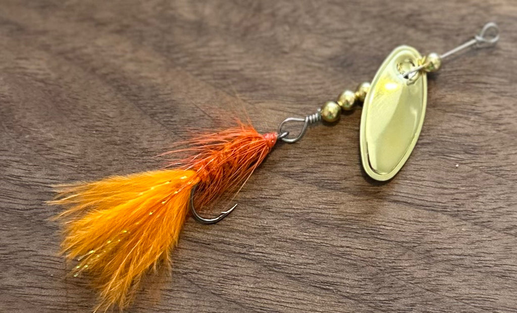 1/8 oz. Magooster Trout Spinner 1/8 oz. Orange