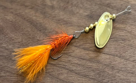 1/8 oz trout spinner orange