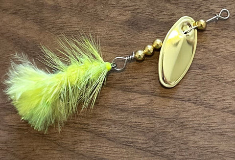 1/8 oz. Magooster with Chartreuse Fly